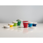 Collapsible silicone travel mug in colours, 250ml, group view