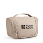 Ecological toiletry bag, recycled leather