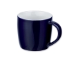 Coffee mug in bright colours, 370 ml, Mochaccino colour black