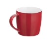 Coffee mug in bright colours, 370 ml, Mochaccino colour red