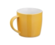 Coffee mug in bright colours, 370 ml, Mochaccino colour yellow