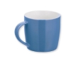 Coffee mug in bright colours, 370 ml, Mochaccino colour light blue