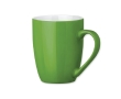 Modern ceramic coffee cup in colours, 370 ml colour light-green