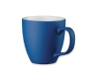 Mug with white interior, matte exterior, 460 ml colour royal blue