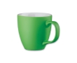 Mug with white interior, matte exterior, 460 ml colour light-green