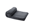 Fleece blanket with case, 200 g/m² colour dark grey