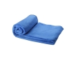 Fleece blanket with case, 200 g/m² colour blue