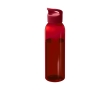 Tritan bottle in bright colours, 650 ml colour transparent red
