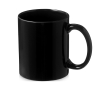 Ceramic mug in colour, 330 ml colour black