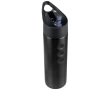 Sports steel bottle with spout and ergonomic design, 750 ml colour black