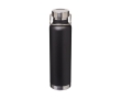 Thermal steel bottle with wide opening, 650 ml colour black