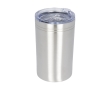 Steel thermal mug with non-slip lid, 330 ml colour silver