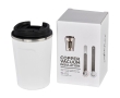 Durable steel thermal mugs, 360 ml colour white