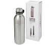 Elegant bicolor steel bottle, 590 ml colour silver