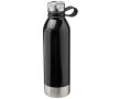 Large coloured steel bottle with silicone handle, 740 ml colour black