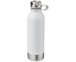 Large coloured steel bottle with silicone handle, 740 ml colour white