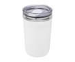 Borosilicate glass cup with recycled plastic, 420 ml colour white
