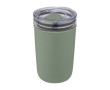 Borosilicate glass cup with recycled plastic, 420 ml colour mint green