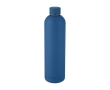 Thermos bottle with logo, modern design and matte finish, 1 L colour navy-blue