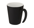 Two-tone ceramic mug with original handle, 360 ml colour white