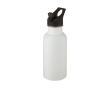 Steel bottle with sports nozzle and matte finish, 500 ml colour white