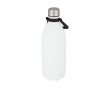 Extra-large thermal steel bottle with handle, 1.5 L colour white