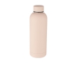 Stainless steel thermal bottle with matte finish, 500 ml colour light pink