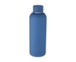 Stainless steel thermal bottle with matte finish, 500 ml colour blue