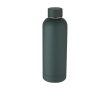 Stainless steel thermal bottle with matte finish, 500 ml colour dark green