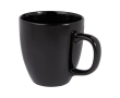 Ceramic mug with glossy finish, 430 ml colour black