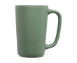 Large ceramic mug with matte finish, 480 ml colour green