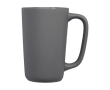 Large ceramic mug with matte finish, 480 ml colour dark grey