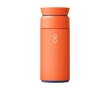 Stainless steel and recycled plastic thermos, 350 ml colour orange