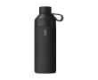 Ocean Bottle stainless steel and recycled plastic thermos, 1 L colour black