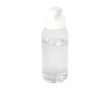 Recycled plastic office bottle with wide handle, 450 ml colour white