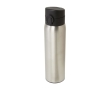Recycled stainless steel thermos with push-button opening, 450 ml colour silver