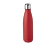 Recycled stainless steel double-walled bottle, 500 ml colour red