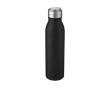 Recycled stainless steel leak-proof bottle with handle, 700 ml colour black