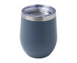 Recycled stainless steel and copper vacuum-insulated mug, 350 ml colour cyan blue