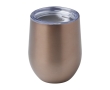 Recycled stainless steel and copper vacuum-insulated mug, 350 ml colour bronze