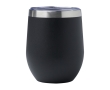 Recycled stainless steel and copper vacuum-insulated mug, 350 ml colour black