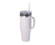 Straw cup with dual-wall air insulation, 1.2 L colour purple