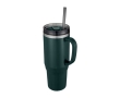Straw cup with dual-wall air insulation, 1.2 L colour forest green