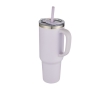 Copper double-wall vacuum-insulated straw cup, 1.2 L colour purple