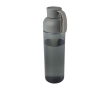 Recycled plastic bottle with silicone handle, 600 ml colour grey