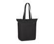 Recycled rPET pouch, front pocket, zip closure colour black