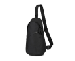 Sustainable recycled rPET shoulder bag, adjustable straps colour black