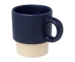 Espresso coffee mug with clay bottom and matte finish, 130 ml colour navy-blue