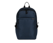 Recycled rPET laptop backpack, pockets, padded handle, 15\" colour navy-blue