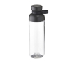 MEPAL transparent plastic bottle with tritan and handle, 700 ml colour transparent grey